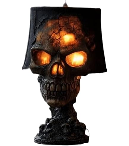 Nemesis Now Atrocity 37.5cm Light White, Wood, 40 W : Amazon.co.uk